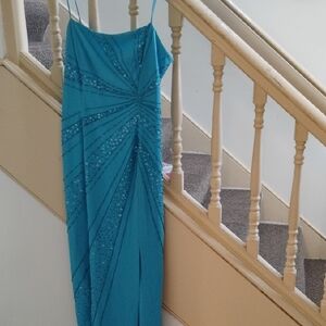 Elegant Blue Evening Dress